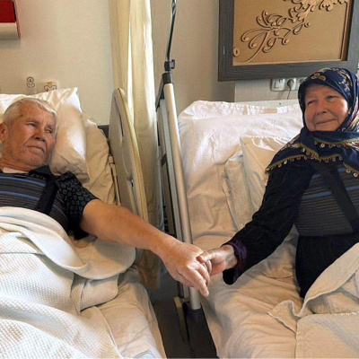 46 yıllık çift, evlilik yıl dönümlerinde birlikte kalp ameliyatı oldu