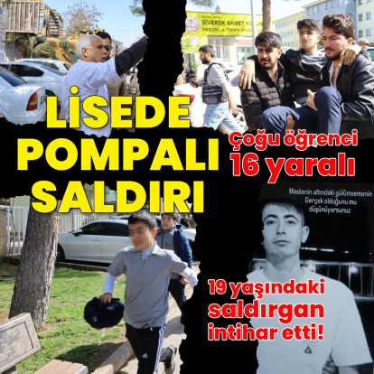 Okulda silahlı saldırı: 16 yaralı! Saldırgan öldü!