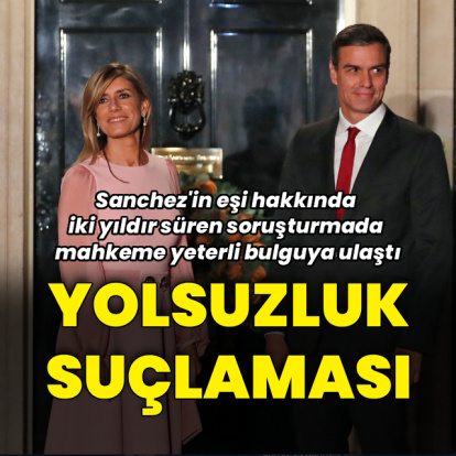 Sanchez'in eşine yolsuzluk suçlaması