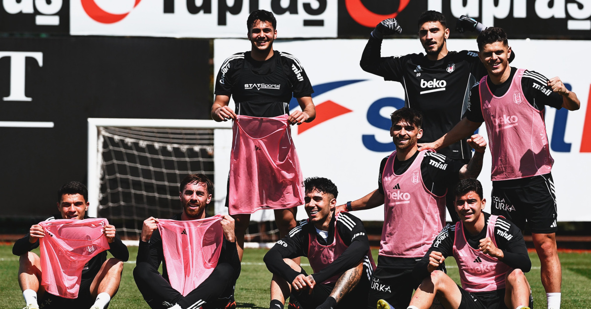 Beşiktaş-Samsunspor maçına hazırlık antrenmanları