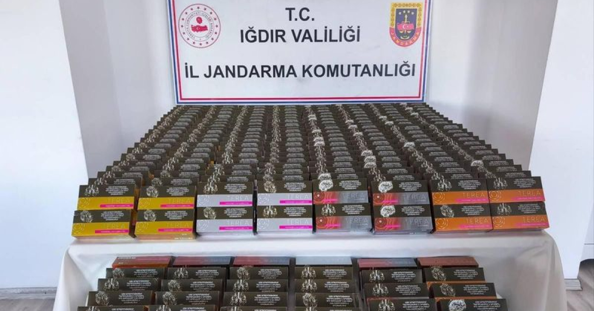 Iğdır'dakaçak gübre veelektronik sigara ele geçirildi