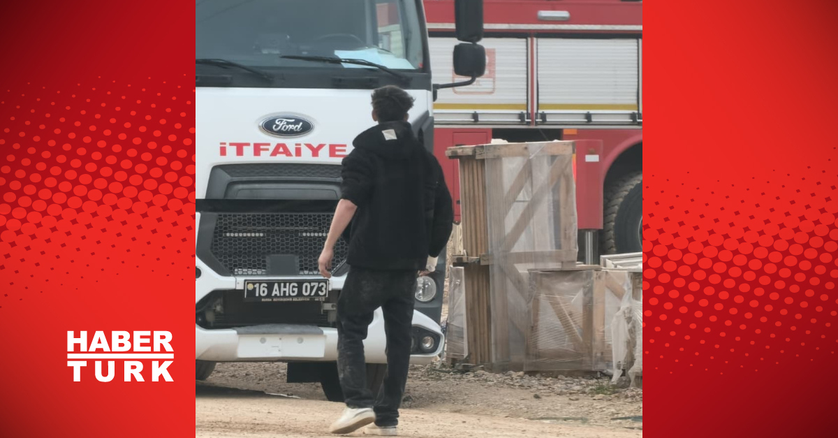 Bursa'daki Mobilya Fabrikası Yangını