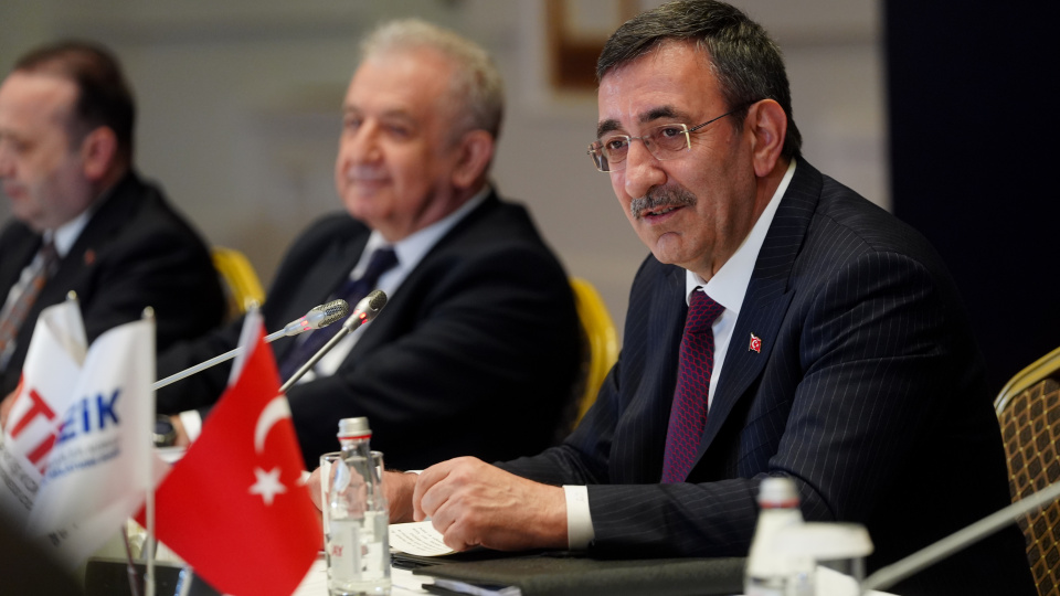 Cumhurbaşkanı Yardımcısı Yılmaz, Astana'da konuştu