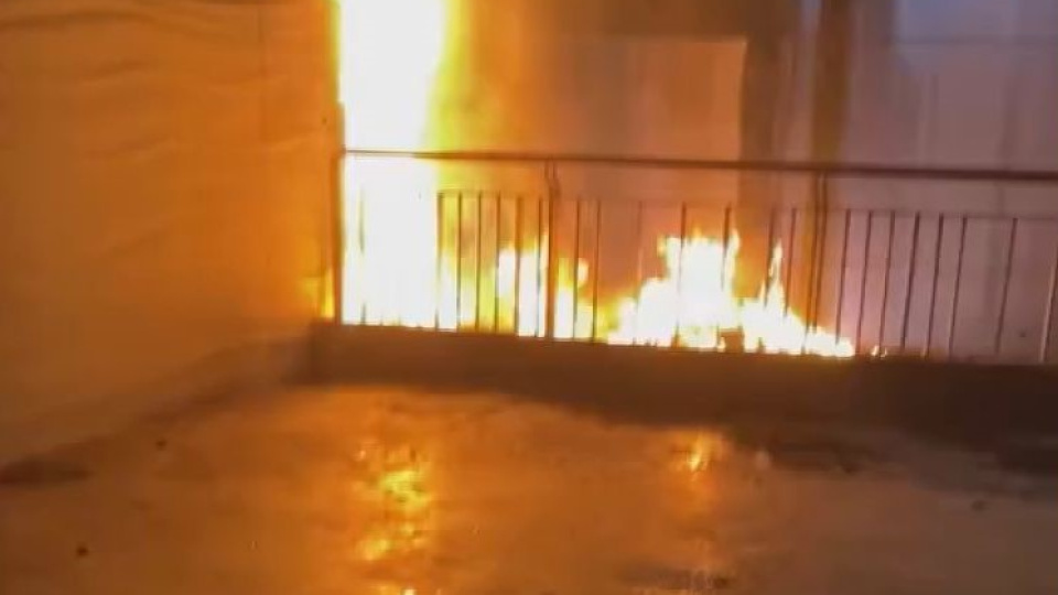 Taksim metro asansöründe yangın