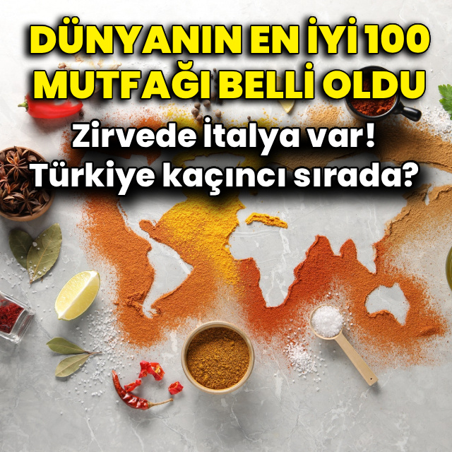 Dünyanın en iyi 100 mutfağı belli oldu