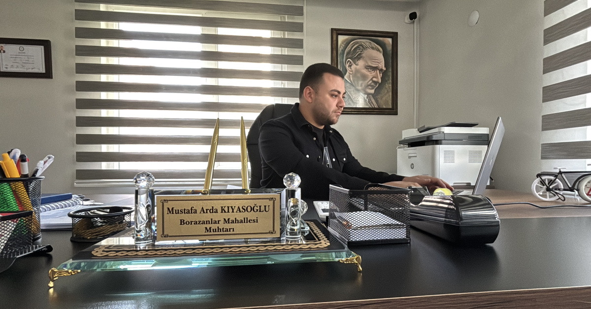 Eski muhtar kayıp bilgisayar için zimmet davası