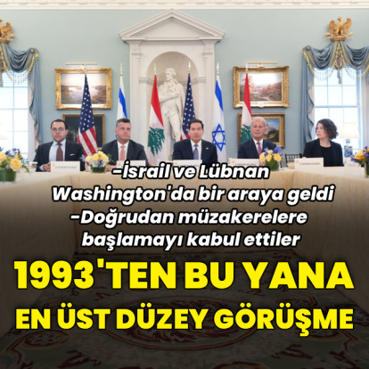 İsrail-Lübnan hattında 1993'ten bu yana en üst düzey görüşme!