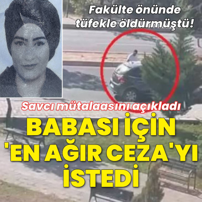 Katil kocaya ağırlaştırılmış müebbet istemi!