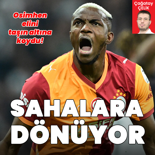 Osimhen elini taşın altına koydu!