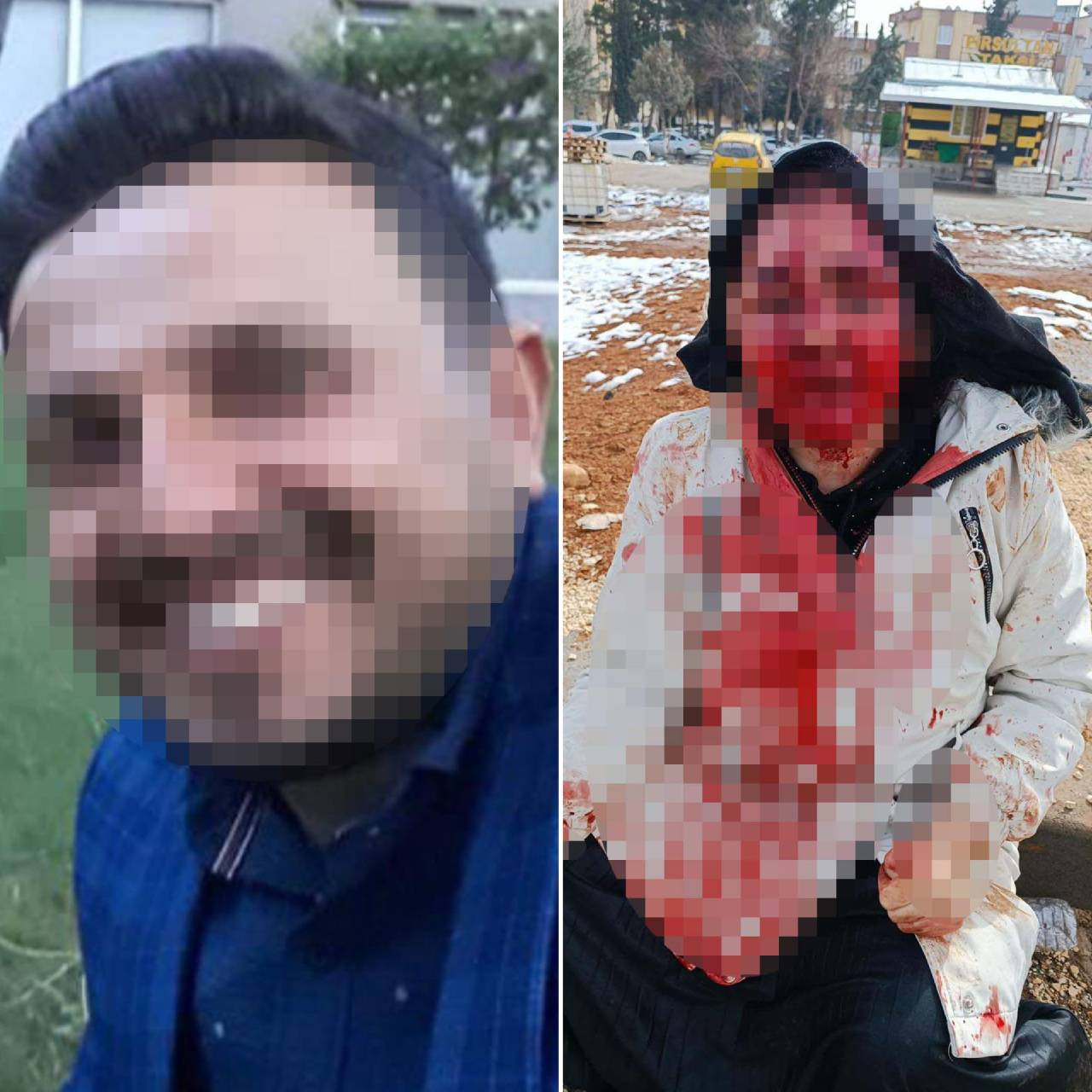 Kaldırım taşı silah sayıldı!