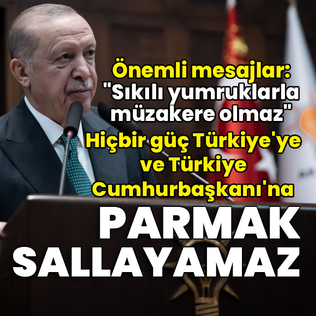 Cumhurbaşkanı Erdoğan'dan açıklamalar