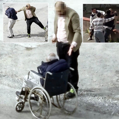 Babasını azarladı... Sandalyesini tekmeledi... Mahalleli feci dövdü!