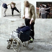 Babasını azarladı... Sandalyesini tekmeledi... Mahalleli feci dövdü!