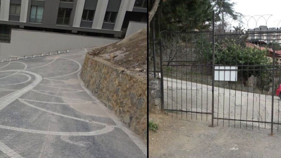 Üsküdar'da mahallelinin yol şikâyeti!