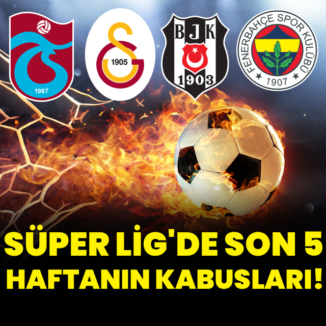 Son 5 haftaya lider girip şampiyonluğu kaybedenler!