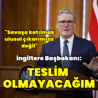 "Bu savaşa katılmak ulusal çıkarımıza değil"