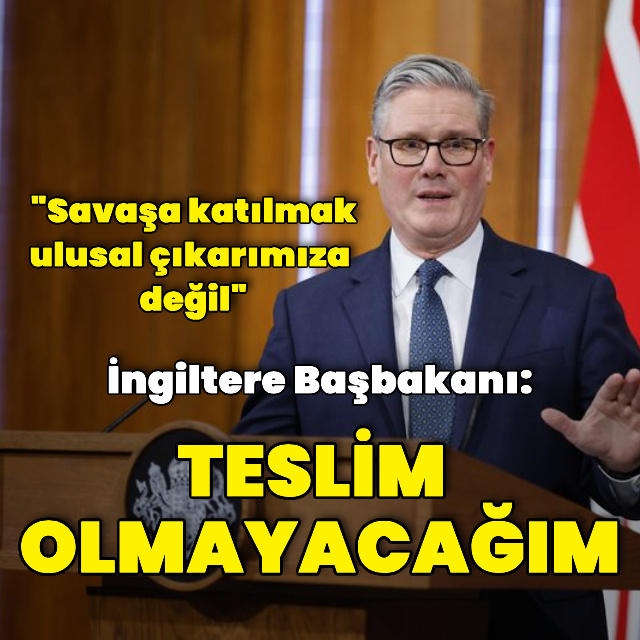 "Bu savaşa katılmak ulusal çıkarımıza değil"