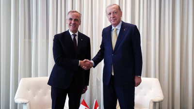 Cumhurbaşkanı Erdoğan, Carney ile görüştü