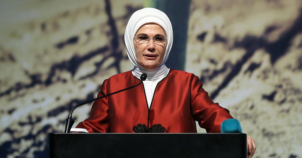 Emine Erdoğan'ın Şanlıurfa ve Kahramanmaraş saldırılara duygu ifadesi