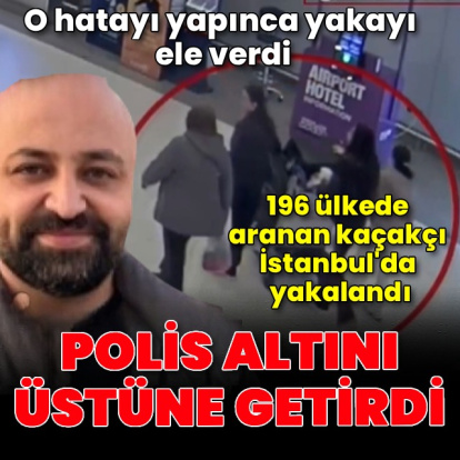 'Altın adam' yakalandı