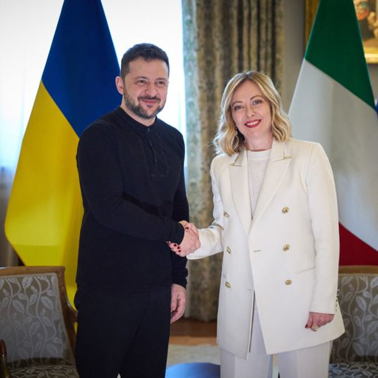 Meloni, Zelenskiy ile görüştü