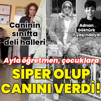 Sınıfta deli halleri çıktı! Ayla öğretmen siper olmuş!