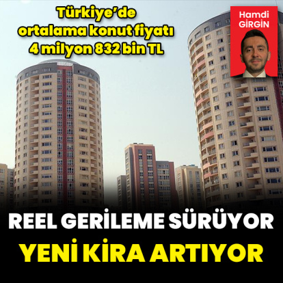 Konutta reel düşüş sürüyor