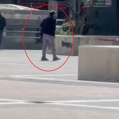 Diyarbakır'da kaydedildi! Kısa sürede yakalandı!