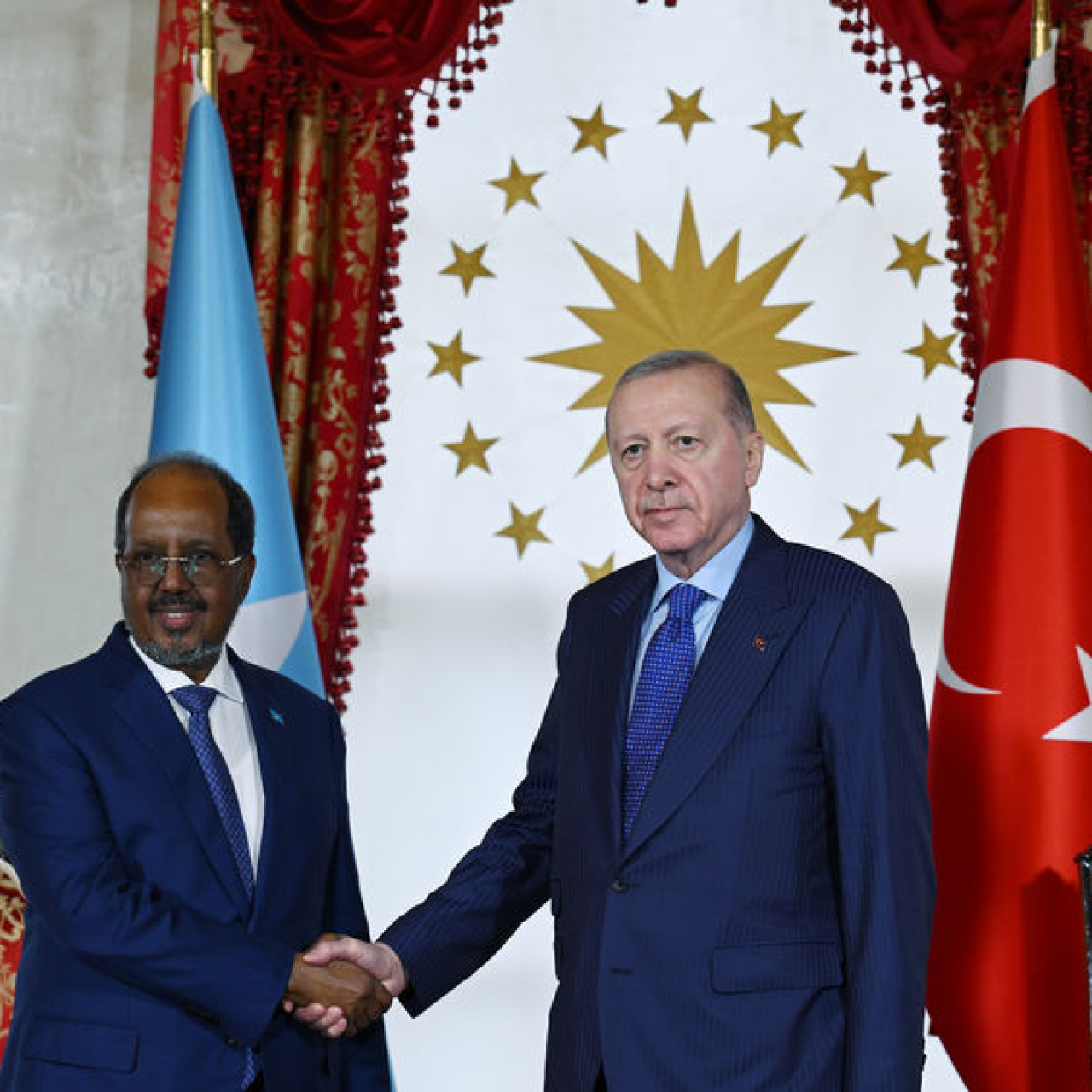 Cumhurbaşkanı Erdoğan, Somali Cumhurbaşkanı ile görüştü