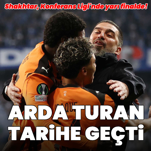 Arda Turan'lı Shakhtar yarı finalde!
