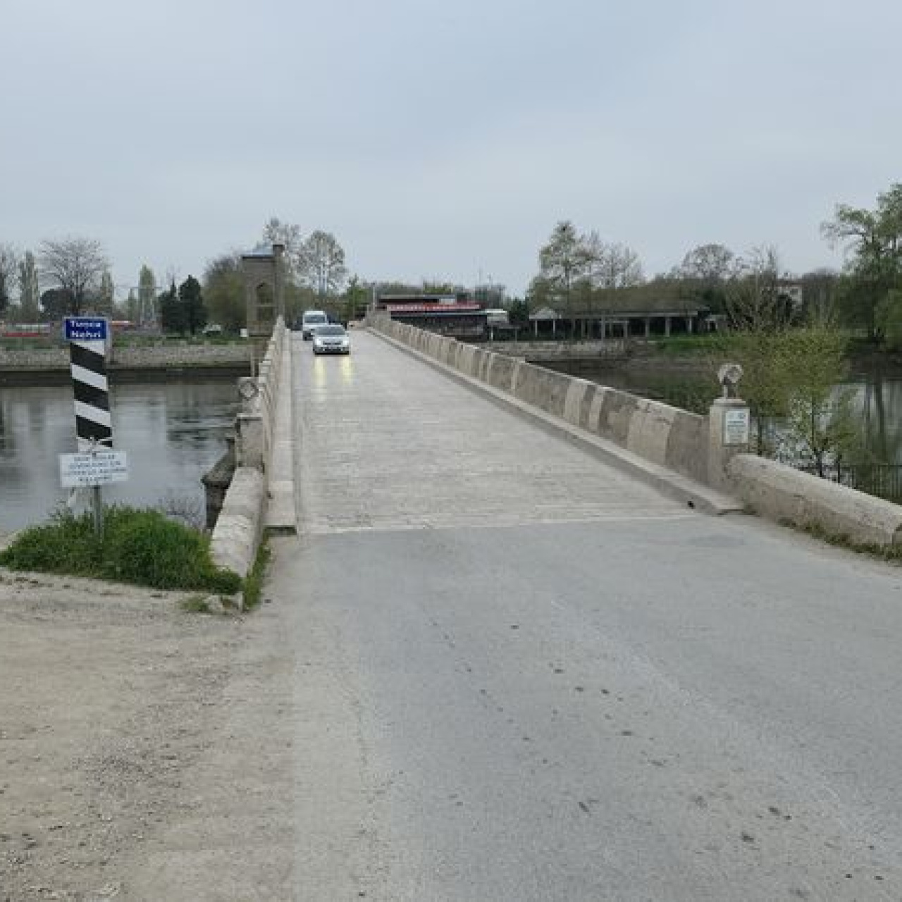 Edirne'de tarihi köprülerde trafik düzenlemesi