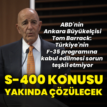 Barrack: S-400 konusu çözüme kavuşacak