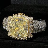 80 karat, 16 gram ve sarı elmasla işlenmiş pırlanta! Değeri: 3 milyon dolar!