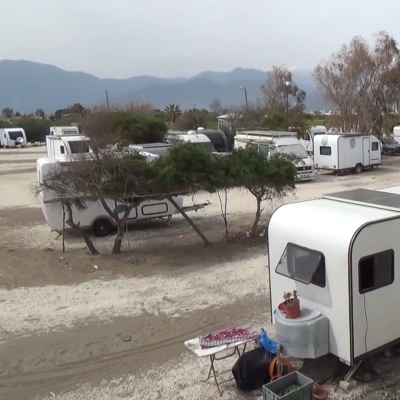 Kumluca'da karavancılardan tepki