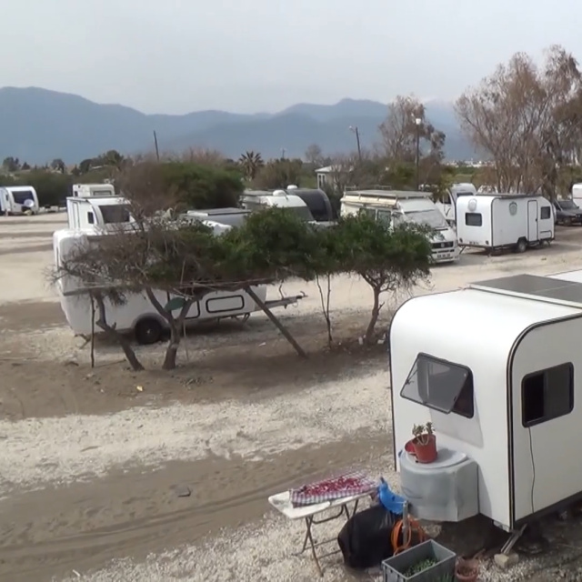 Kumluca'da karavancılardan tepki