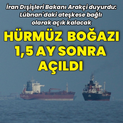 İran: Hürmüz Boğazı açıldı