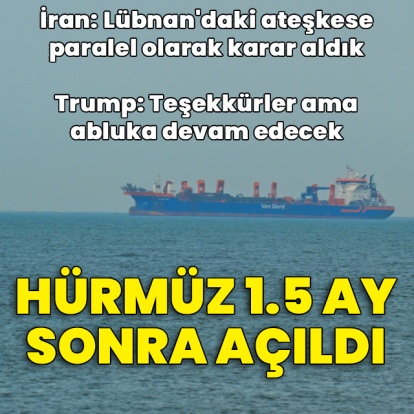 İran: Hürmüz Boğazı açıldı