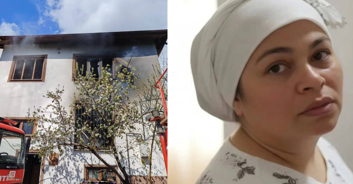 Yangın yardım eden kadın hayatını kaybetti