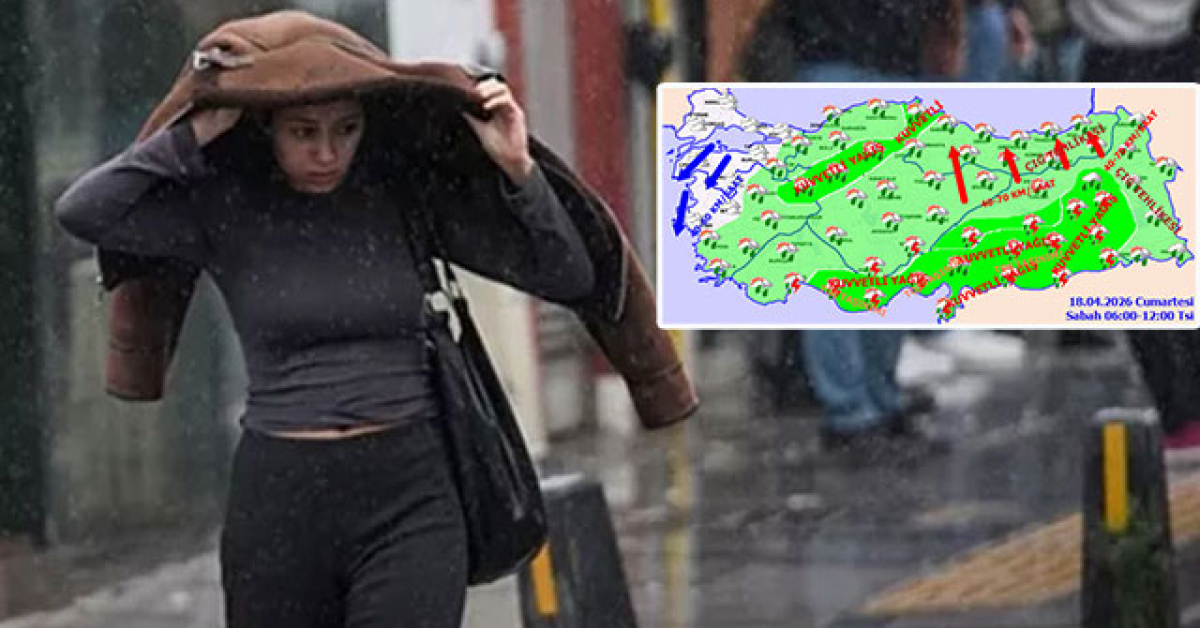 Tüm Yurtta Yağışlı Hava Durumu | Sağanak ve Gök Gürültülü