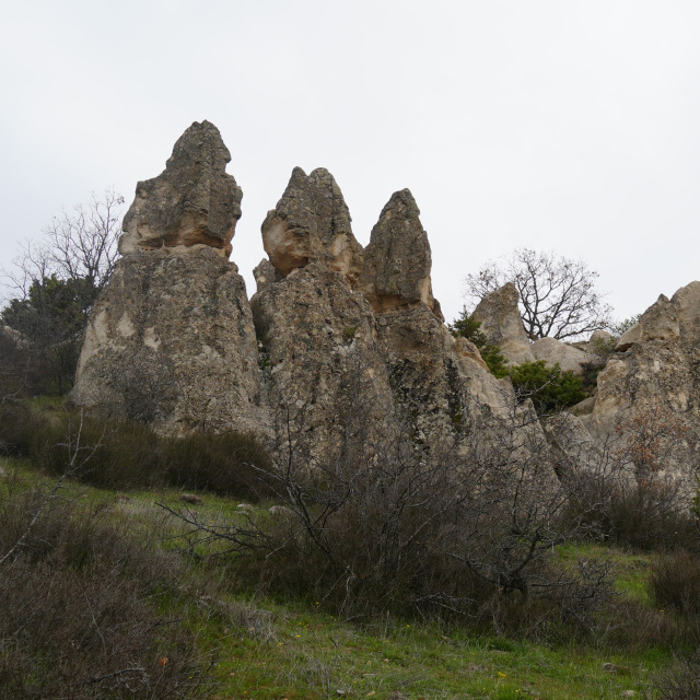 Ankara'da Kapadokya’yı andıran doğal oluşum