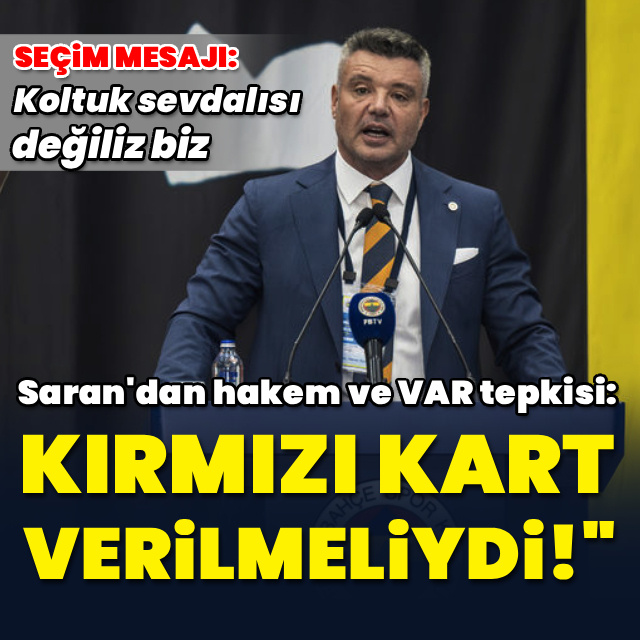 "Kırmızı kart verilmeliydi"