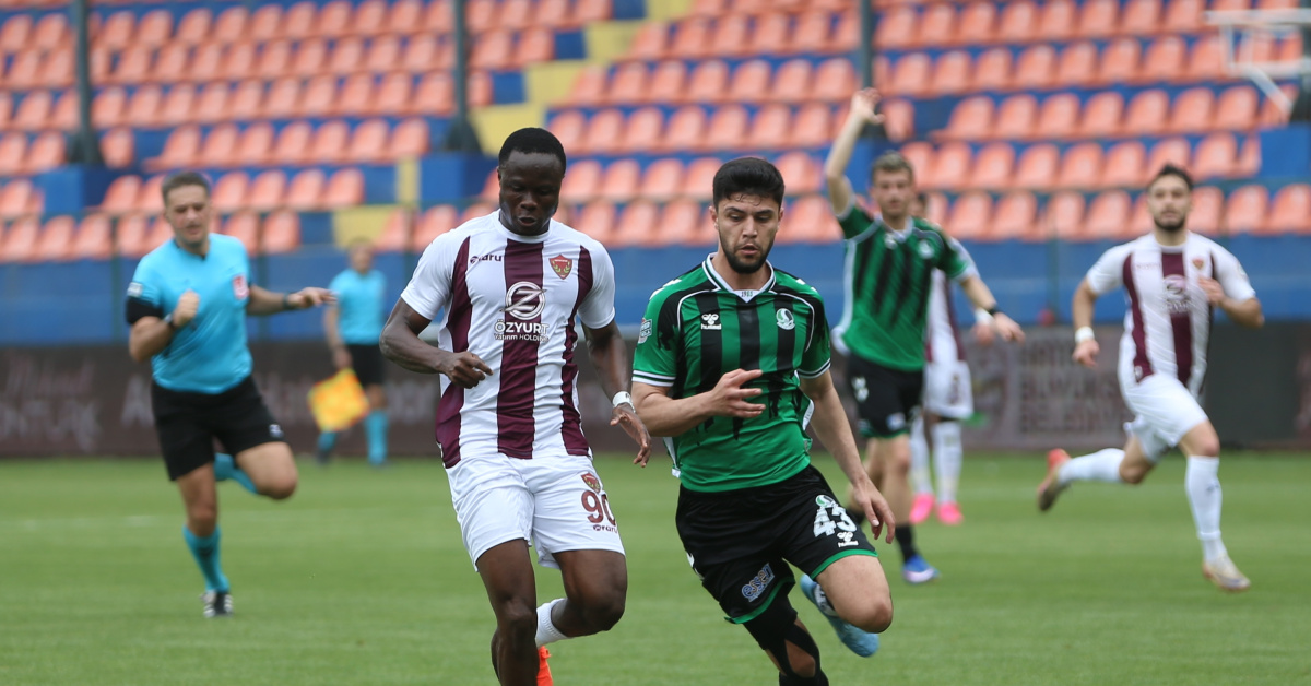 Hatayspor-Sakaryaspor maça beraberlik getiriyor