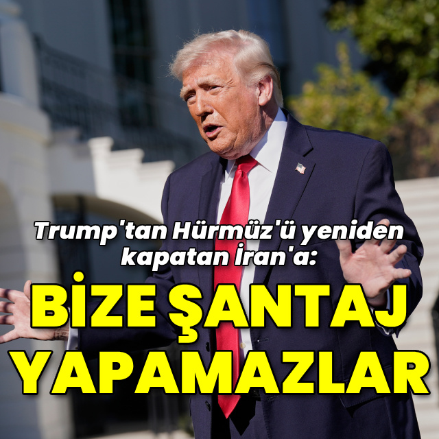 ABD Başkanı Trump: İran bize şantaj yapamaz