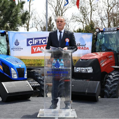 İBB'den Arnavutköy'de "Çiftçilere Mazot Desteği"