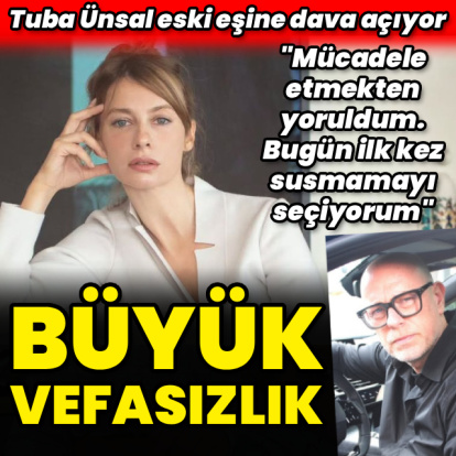 Tuba Ünsal'dan eski eşine tepki