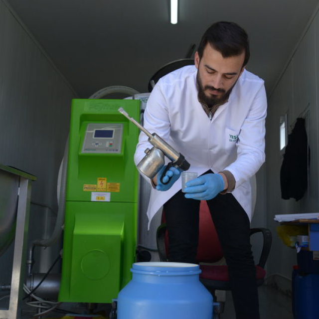 Muşta 4 köye süt toplama tesisi