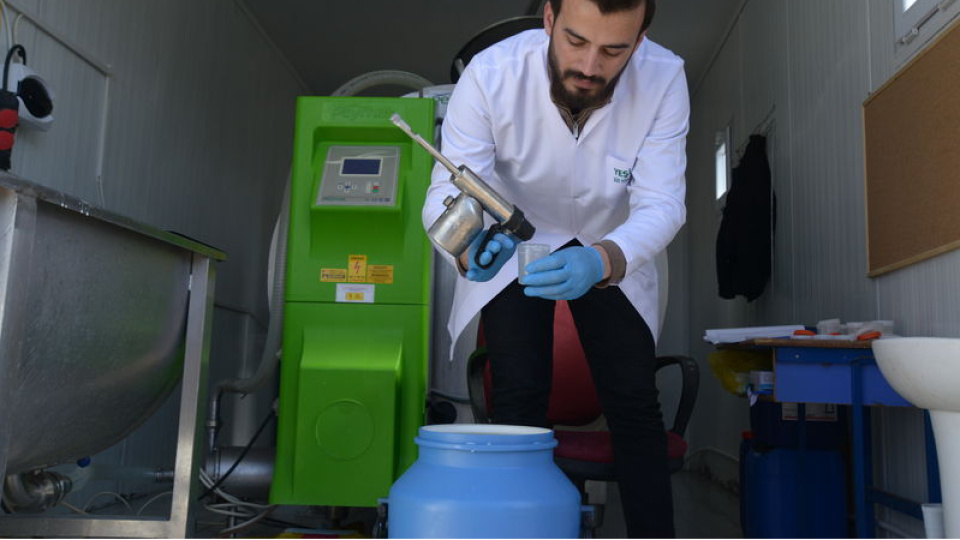 Muşta 4 köye süt toplama tesisi