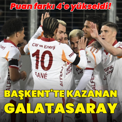 Başkent'te kazanan G.Saray!