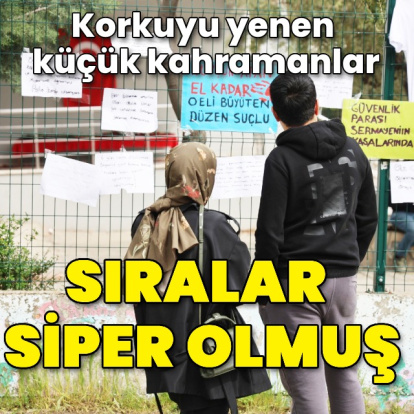 Sıralar siper olmuş