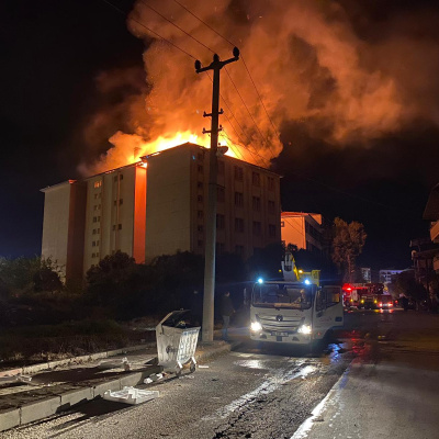 Yurtta korkutan yangın